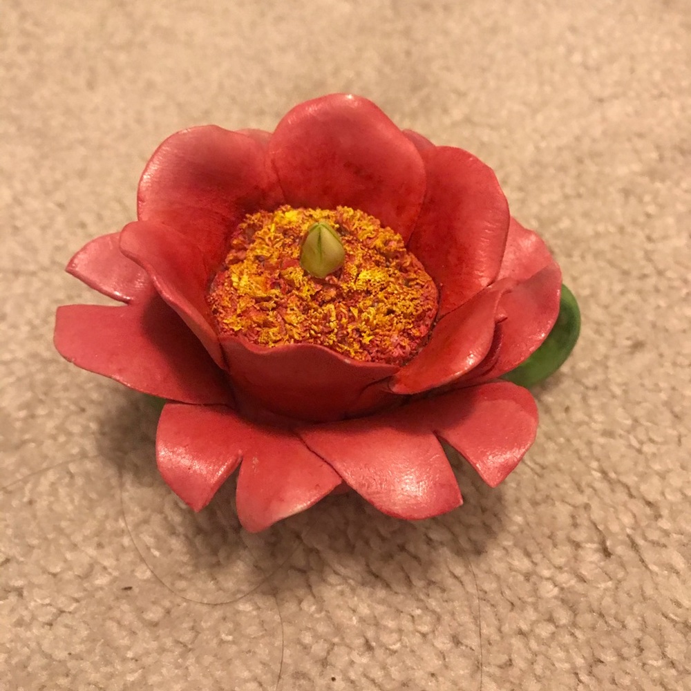 Miniature flower teapot